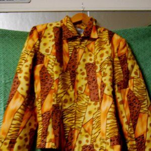 multi colored/printed jacket / blouse